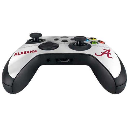 University of Alabama White Jersey Xbox Series X Controller Skin