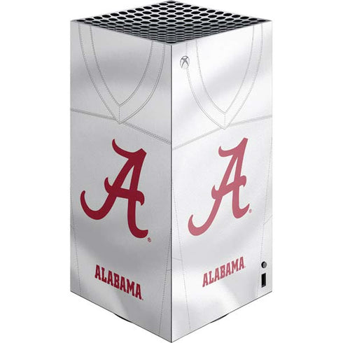 University of Alabama White Jersey Xbox Series X Skins