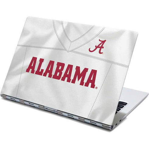 University of Alabama White Jersey Yoga 910 2-in-1 14in Touch-Screen Skin