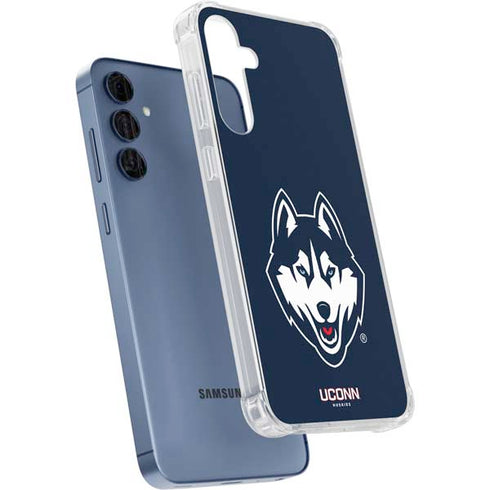 University of Connecticut Huskies Galaxy A55 5G Clear Case