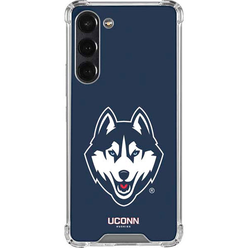 University of Connecticut Huskies Galaxy S24 FE Clear Case