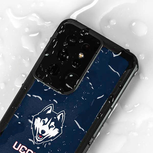 University of Connecticut Huskies Galaxy S24 Ultra Waterproof Case