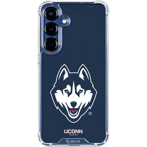 University of Connecticut Huskies Galaxy S25 FE Clear Case