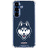 University of Connecticut Huskies Galaxy S25 FE Clear Case