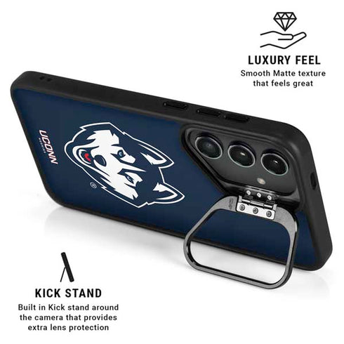 University of Connecticut Huskies Galaxy S25 FE Kickstand Case