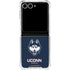 University of Connecticut Huskies Galaxy Z Flip7 Clear Case