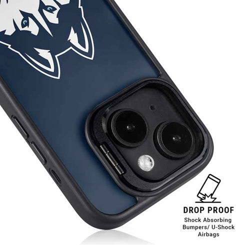 University of Connecticut Huskies iPhone 15 Kickstand Case