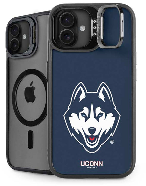 University of Connecticut Huskies iPhone 16 Plus Kickstand Case