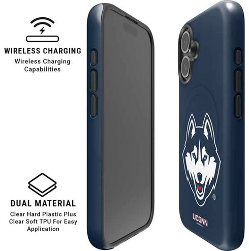 University of Connecticut Huskies iPhone 16 Plus Magsafe Impact Case