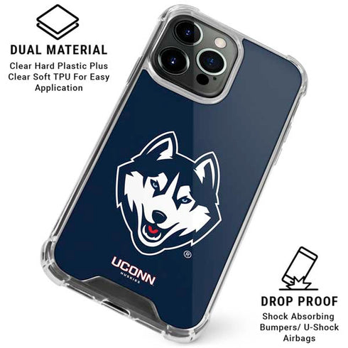 University of Connecticut Huskies iPhone 16 Pro Max Clear Case