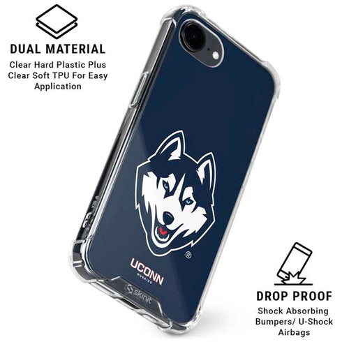 University of Connecticut Huskies iPhone 16e Clear Case
