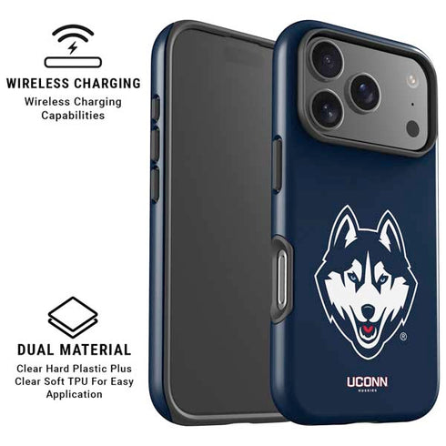 University of Connecticut Huskies iPhone 17 Pro Max Magsafe Impact Case