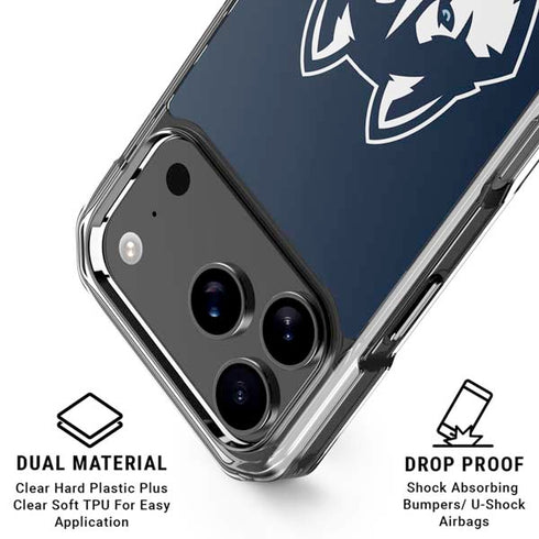 University of Connecticut Huskies iPhone 18 Pro Clear Case