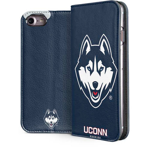 University of Connecticut Huskies iPhone 7 Folio Case