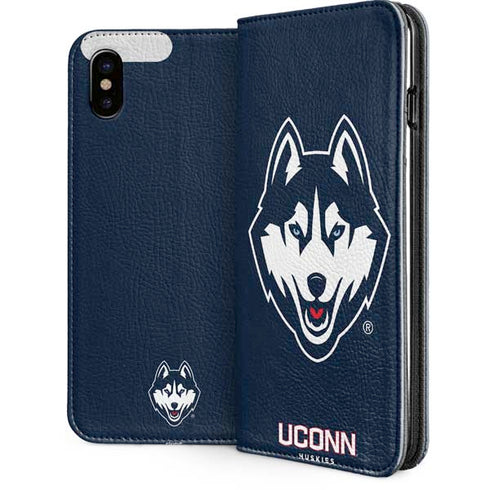 University of Connecticut Huskies iPhone 8 Folio Case