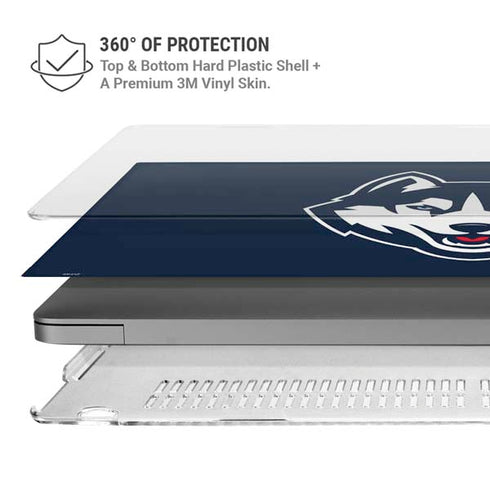 University of Connecticut Huskies MacBook Pro 14in (2021-24) Case plus Skin