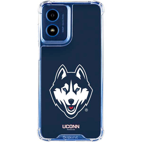 University of Connecticut Huskies Moto G 5G (2024) Clear Case