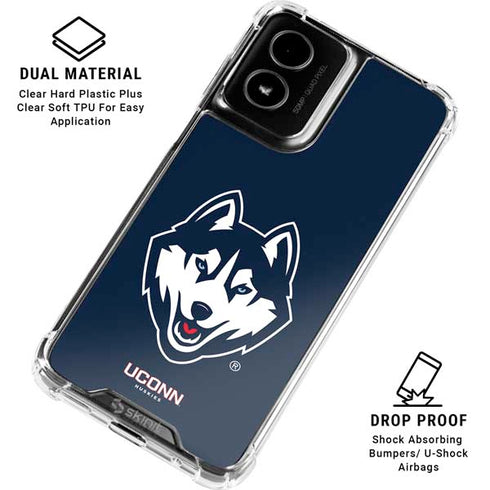 University of Connecticut Huskies Moto G Power 5G (2024) Clear Case