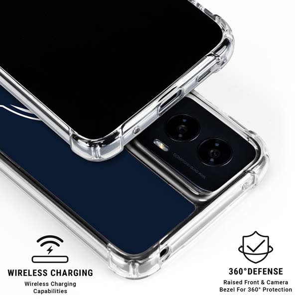University of Connecticut Huskies Moto G Power 5G Clear Case