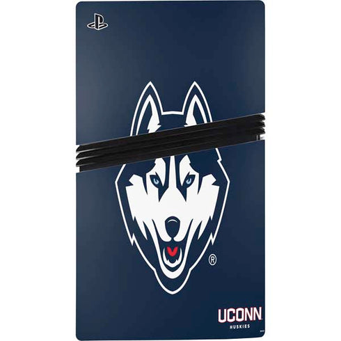 University of Connecticut Huskies PS5 Pro Console Skin