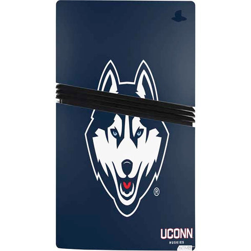 University of Connecticut Huskies PS5 Pro Console Skin