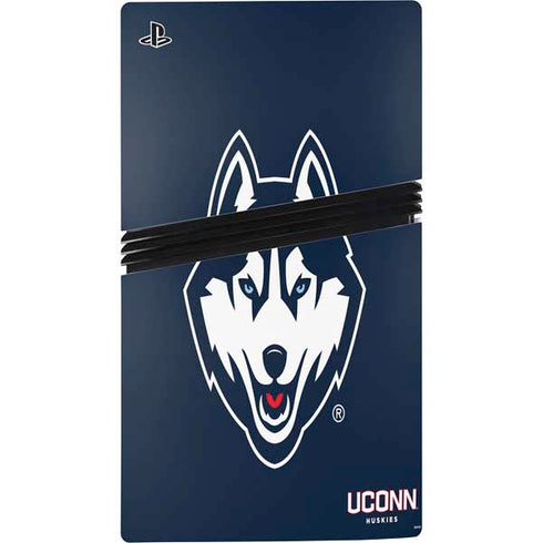 University of Connecticut Huskies PS5 Pro Disk Bundle Skin