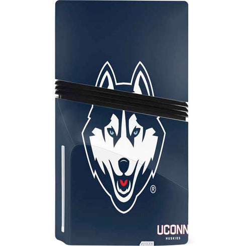 University of Connecticut Huskies PS5 Pro Disk Console Skin