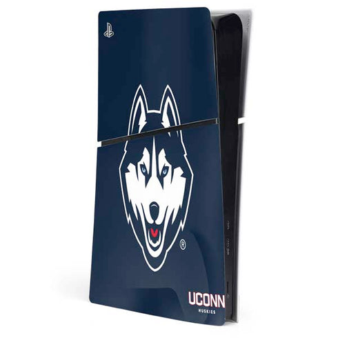University of Connecticut Huskies PS5 Slim Digital Edition Console Skin