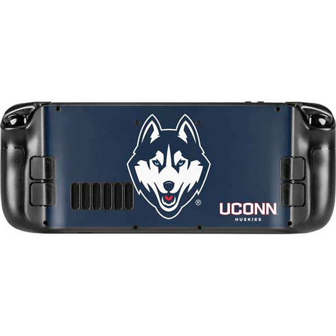 University of Connecticut Huskies Steam Deck Handheld Gaming Computer Skin