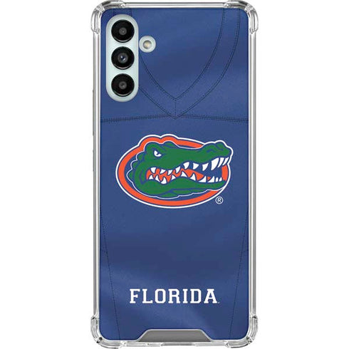 University of Florida Blue Jersey Galaxy A13 5G Clear Case