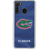 University of Florida Blue Jersey Galaxy A21 Clear Case