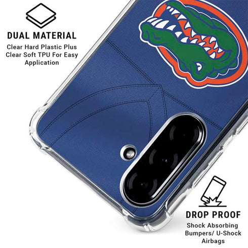 University of Florida Blue Jersey Galaxy A36 5G Clear Case