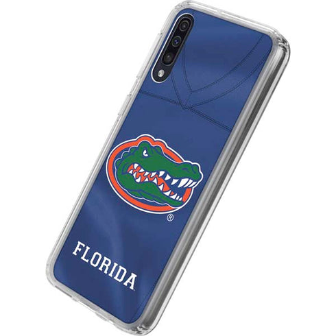 University of Florida Blue Jersey Galaxy A50 Clear Case