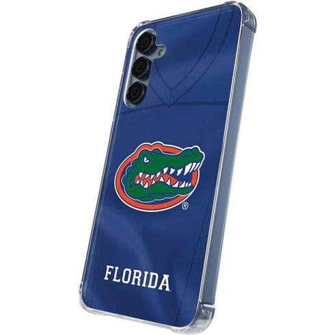 University of Florida Blue Jersey Galaxy A55 5G Clear Case