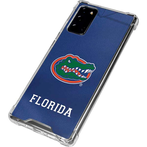 University of Florida Blue Jersey Galaxy Note20 5G Clear Case