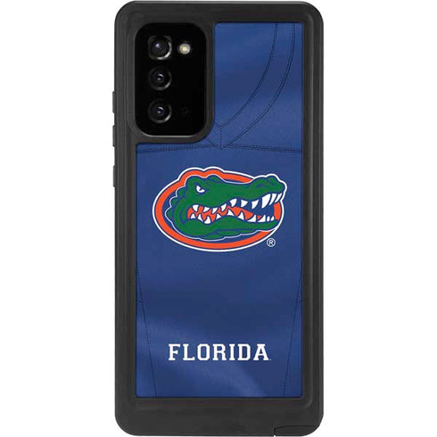 University of Florida Blue Jersey Galaxy Note20 5G Waterproof Case