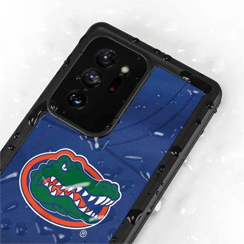 University of Florida Blue Jersey Galaxy Note20 Ultra 5G Waterproof Case