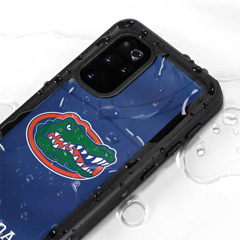 University of Florida Blue Jersey Galaxy S20 Plus Waterproof Case