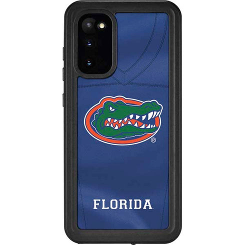 University of Florida Blue Jersey Galaxy S20 Waterproof Case
