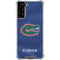 University of Florida Blue Jersey Galaxy S21 FE Clear Case