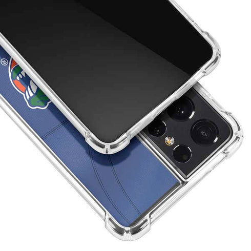 University of Florida Blue Jersey Galaxy S21 Ultra 5G Clear Case
