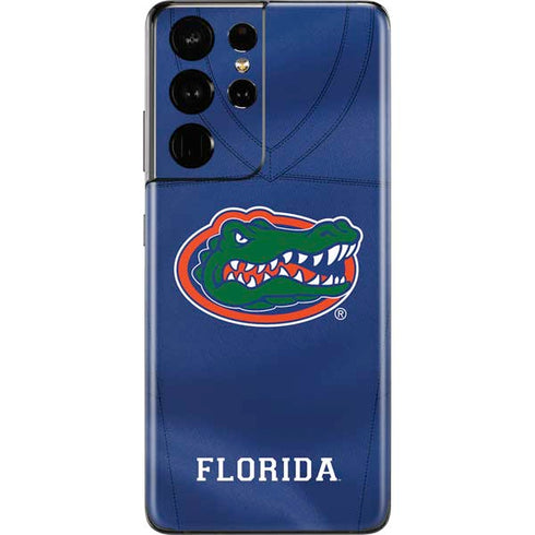 University of Florida Blue Jersey Galaxy S21 Ultra 5G Skin