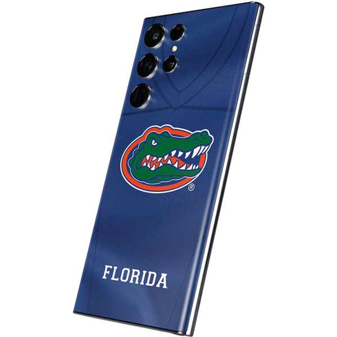 University of Florida Blue Jersey Galaxy S22 Ultra Skin