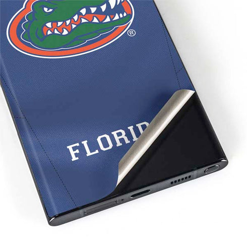 University of Florida Blue Jersey Galaxy S22 Ultra Skin