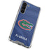 University of Florida Blue Jersey Galaxy S23 FE Clear Case