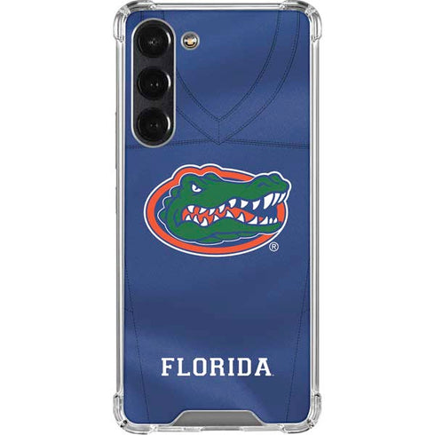 University of Florida Blue Jersey Galaxy S23 Plus Clear Case