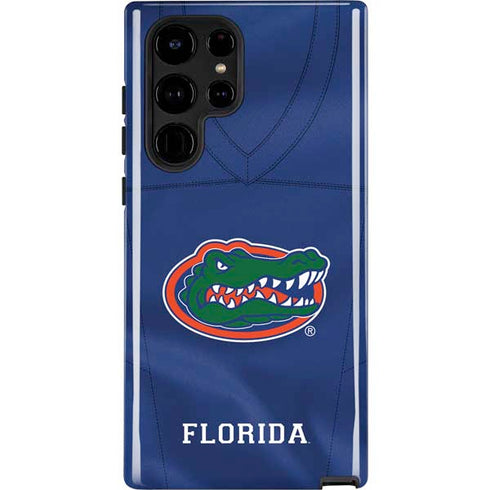 University of Florida Blue Jersey Galaxy S25 Ultra Impact Case