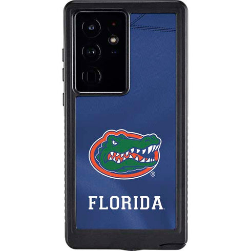 University of Florida Blue Jersey Galaxy S24 Ultra Waterproof Case