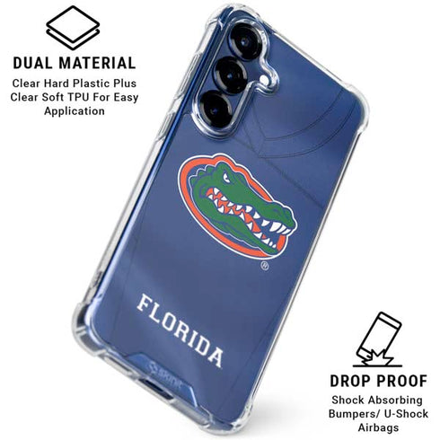 University of Florida Blue Jersey Galaxy S25 Clear Case