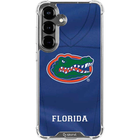 University of Florida Blue Jersey Galaxy S26 Plus Clear Case